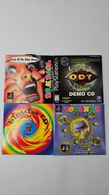 PS1 Demo Disc Lot PlayStation 1 Interactive 4 Games - Image 1 of 4