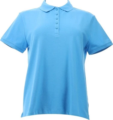 Polo de malla Lands' End azul estanque MP NUEVO SIN ETIQUETAS (581) Foto 1 de 4