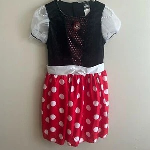Disney Girls Minnie Mouse Costume Dress. Size Youth Large - Picture 1 of 4