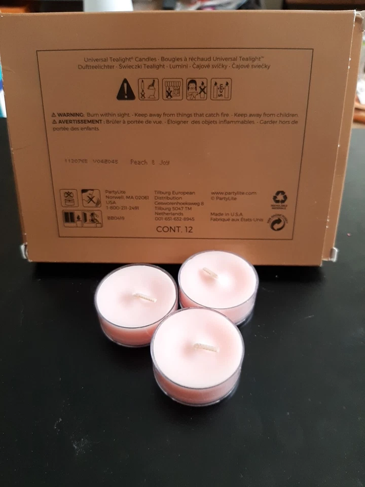 bougie partylite Pêche joyeuse - Photo 1/1