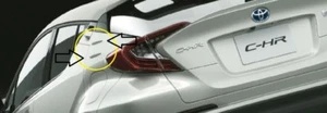 (NEW) JDM TOYOTA C-HR NGX50 ZYX10 Aero Stabilizing Fine Genuine Option OEM - Picture 1 of 2