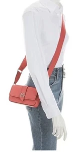 NWT🍉 Michael Kors Greenwich Extra Small East/West Sling Crossbody Geranium Pink - Picture 1 of 4