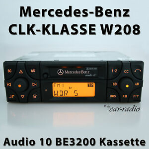 Original Mercedes W208 Radio Audio 10 BE3200 Becker Kassettenradio CLK-Klasse