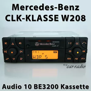 Original Mercedes W208 Radio Audio 10 BE3200 Becker Kassettenradio CLK-Klasse - Bild 1 von 11