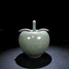 5.1" China Antique Song dynasty Porcelain ru kiln cyan glaze Ice crack Apple pot