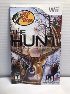 Bass Pro Shops: The Hunt (Nintendo Wii, 2010) - Manual Only - Imagen 1 de 2