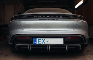 For Porsche Taycan 4S rear bumper diffuser Le Mans style sport G T R look - Picture 1 of 10