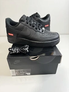 Nike Air Force 1 Low Supreme schwarz Herrengröße 6 CU9225-001 BRANDNEU - Bild 1 von 8