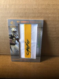 2007 SP Rookie Threads Rookie Lettermen Gold #123 Antonio Pittman AUTO 39/99 - Picture 1 of 2