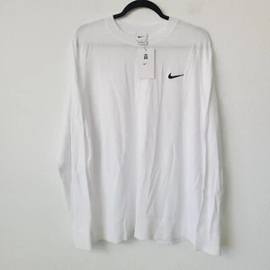Nike Tiger Woods Knit Golf Sweater DR5291-100 Size XL White - Picture 1 of 5
