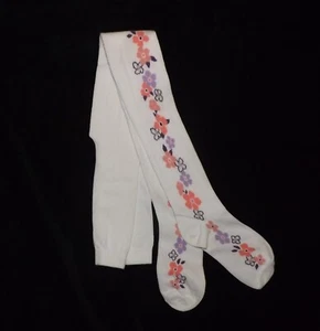 Gymboree Flower Print Tights Cherry Blossom Collection Girl - 7-8 - Picture 1 of 8