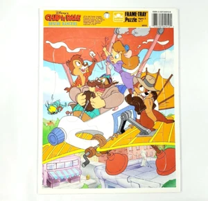 Golden Frame Tray 12 pc Disney Chip 'n Dale Jigsaw Puzzle #4910 Rescue Rangers - Picture 1 of 8