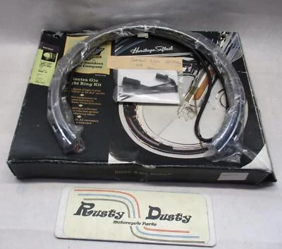 Kit de anel de luz Harley Davidson genuíno NOS Softail E-Glo 46800-02 FLSTC e FLSTF - Imagem 1 de 3