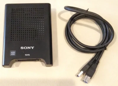 Sony SxS High Speed Memory Card Reader / Writer - Model: SBAC-US30 With Cable - Image 1 of 4