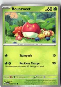 2023 SCARLET & VIOLET OBSIDIAN FLAMES BOUNSWEET 16/19 - Picture 1 of 2