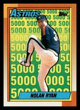 1990 Topps Nolan Ryan HOF Texas Rangers 23rd Year #4 Centered NM-MINT