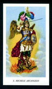  santino-holy card EGIM n.31 SAN MICHELE ARCANGELO con Preghiera - Picture 1 of 1