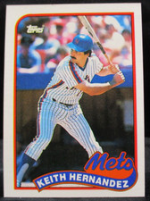 1989 Topps Keith Hernandez Baseball Card #480