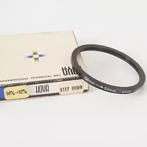 HOYA STEP DOWN  RING 58mm - 52mm  BOXED  #AB642 - Picture 1 of 1