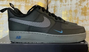 Nike Air Force 1 Black Royal Carbon Fiber Size 12 Mens #326359 - Picture 1 of 7