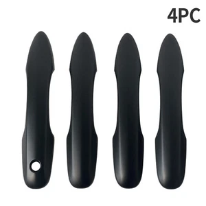 Door Handle Cover trim No Smart Key Holes For 2018-2025 Toyota Camry Matte Black - Picture 1 of 6