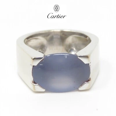 Кольцо с халцедоном из белого золота 18 карат NYJEWEL Cartier - Изображение 1 из 4