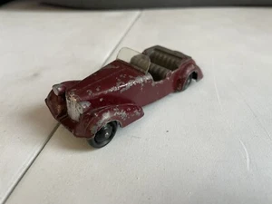 Dinky Toys Post War #38d Alvis Sports Tourer - Maroon - Loose - Picture 1 of 8