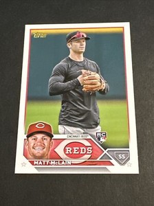 2023 Topps Update Matt McLain Photo Image Variation SSP RC #US199-Reds-FREE SHIP