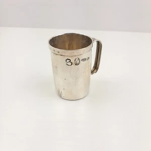 800 Silber Becher - Vintage Durchmesser 3,8 cm. gewicht 30 gramm - Bild 1 von 3