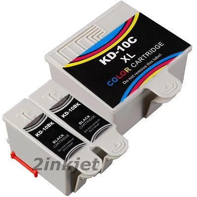 3 PacK Kodak 10 10B 10C Compatible Ink Cartridge Fits EASYSHARE 5100 5300 5500 - Image 1 of 3