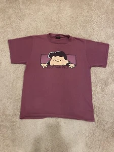Vintage 90s Lucy Van Pelt Peanuts T-Shirt Size Large Changes Tag - Picture 1 of 6