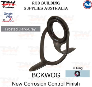 Fuji Rod Guide BCHNOG Heavy Duty Frosted Black Frame Aluminium O'Ring Rod Guide - Picture 1 of 8
