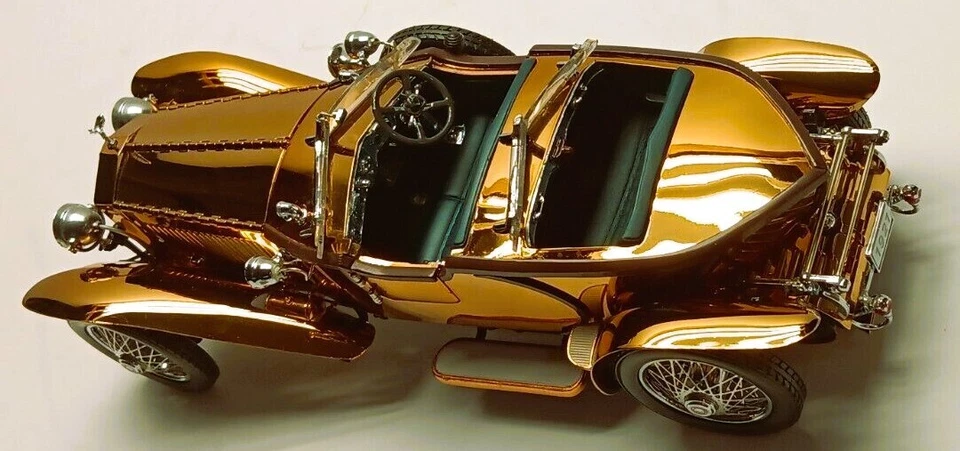 Rolls Royce Race Classic Car Copper Phantom 1 24Custom Built 18Metal Body12Model - Image 1 of 4