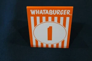 TARJETA DE TIENDA WHATABURGER NÚMERO DE PEDIDO # 1 NFL NASCAR MLB NBA NFL Buena suerte 1a - Imagen 1 de 2