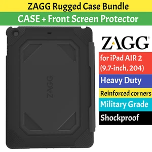 ZAGG iPad Air 2nd Generation (2014, 9.7") Shockproof Case Screen Protector Cover - Picture 1 of 10