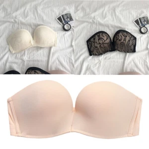 Intimo Senza Spalline Donna Invisibile Senza Anelli Acciaio Sexy Reggiseno Senza Tracce - Foto 1 di 15