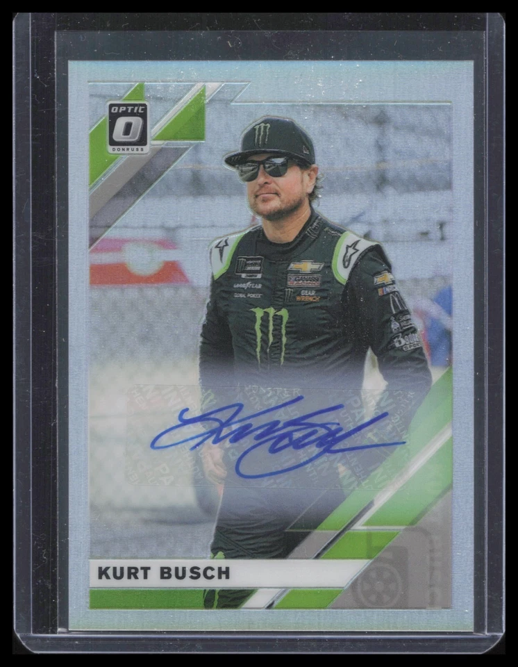 2020 Donruss Racing NASCAR Optic Signatures #31 Kurt Busch #79/99 - Image 1 of 2