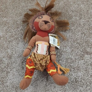Disneys Lion King The Broadway Musical 10” Simba Disney Plush Theater Show Tags - Picture 1 of 5