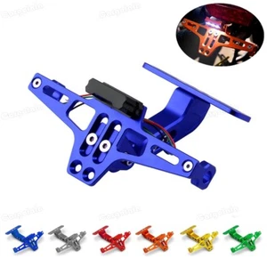CNC Rear License Plate Mount Holder with For Yamaha YZF-R1/R6/R6S MT03/MT07/MT09 - Picture 1 of 12