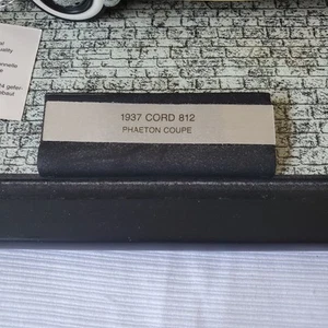 Franklin Mint Precision Model Yellow Diecast 1937 Cord 812 Phaeton Coupe With... - Picture 1 of 14