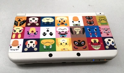 Nintendo New 3DS Animal Crossing Kisekae Plate Pack Console Only Tested Japan - Image 1 of 3