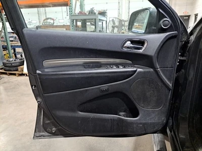 2017 Durango Lh Driver Side Front Door Interior Trim Panel Black Clx9 - Image 1 of 4