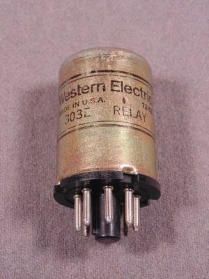 1 303E WESTERN ELECTRIC U.S.A. HiFi Radioaficionado Amplificador De Colección Relé de Tubo de Vacío Foto 1 de 4
