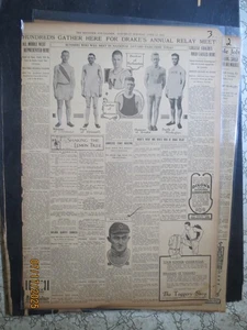 Periódico de béisbol Ty Cobb 3 COBB VE CERCA FOTO DE CARRERA - Imagen 1 de 1