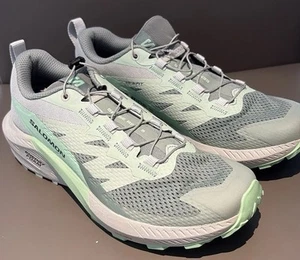 Salomon Sense Ride 5 Green Trail Running Shoes Women's Size 6.5 FLOOR SAMPLE - Picture 1 of 5
