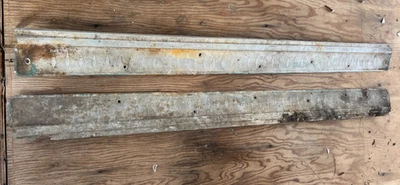 60-62 Ford Falcon Ranchero Mercury Comet Door Sill Plate Set Left + Right OEM C2 Foto 1 de 4