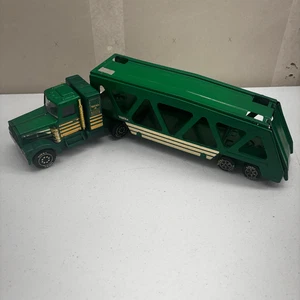 1982 TONKA KenWorth SEMI CAB CAR HAULER USED 16.5” MADE MEXICO PRESSED STEEL TOY - Picture 1 of 12
