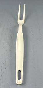 Vintage EKCO Beige Nylon Meat Serving Carving Fork Made in USA 11" - Picture 1 of 9