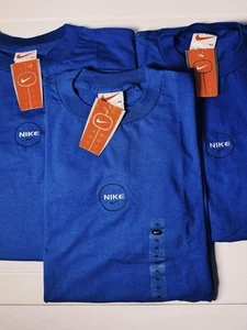 Vintage OG 90’s Nike Center Circle Swoosh Check Logo T-Shirt Tee Retro DS RARE - Picture 1 of 5