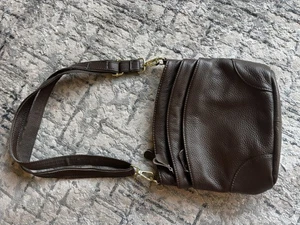 Braune Umhängetasche viele Taschen - keine Marke - Bild 1 von 6